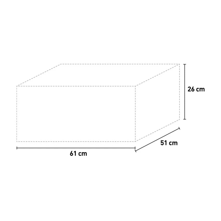 Vasca Lavatoio Lavanderia in Resina Basis 61x51x26cm