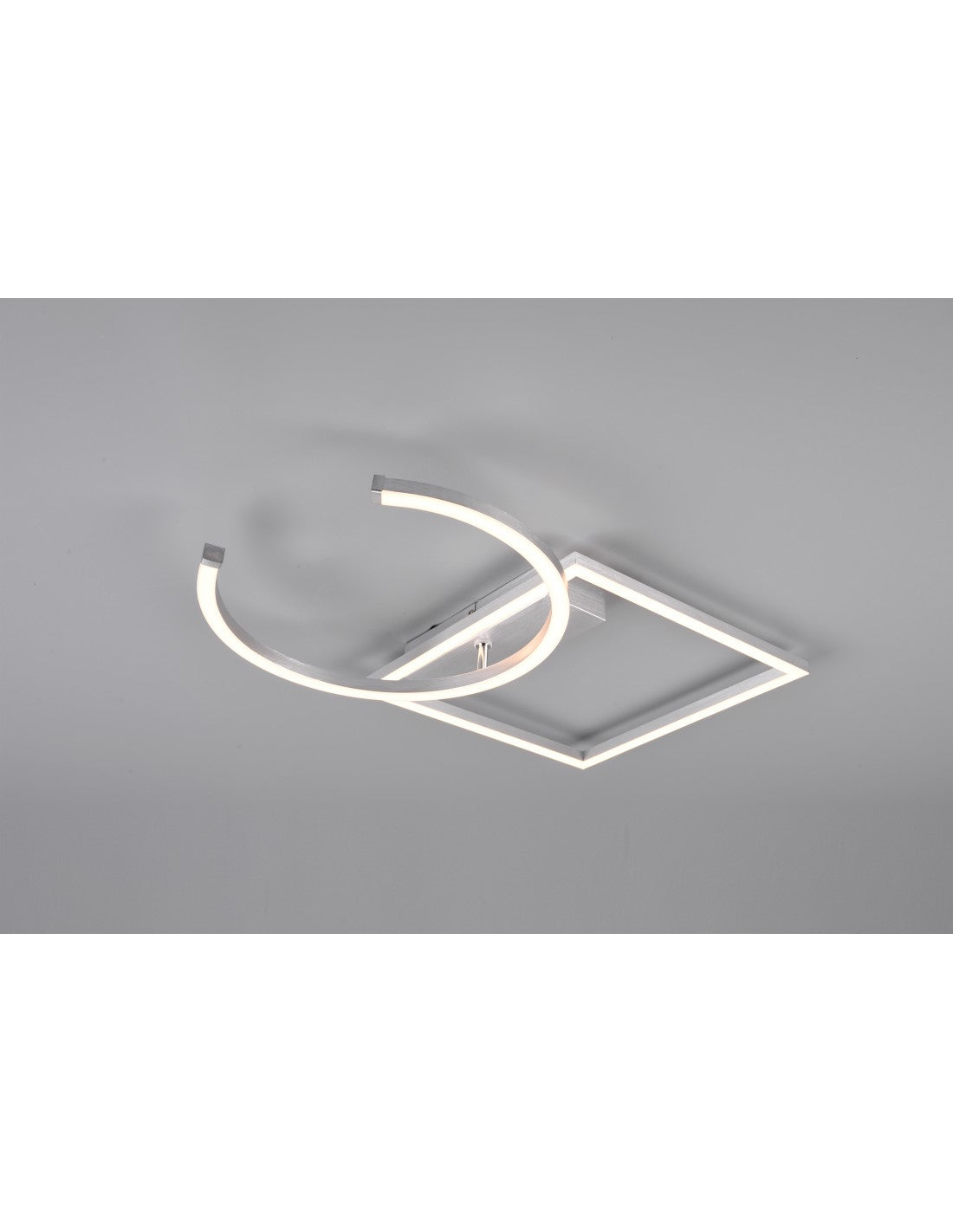 Plafoniera Pivot Led 23,5w Nichel L42 cm Dimmerabile Trio Lighting