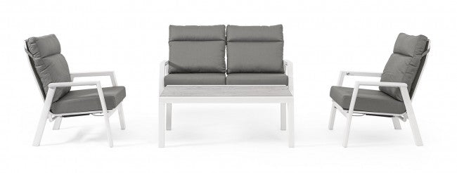 2x Poltrona Recl C-C Kledi Bianco Jx11