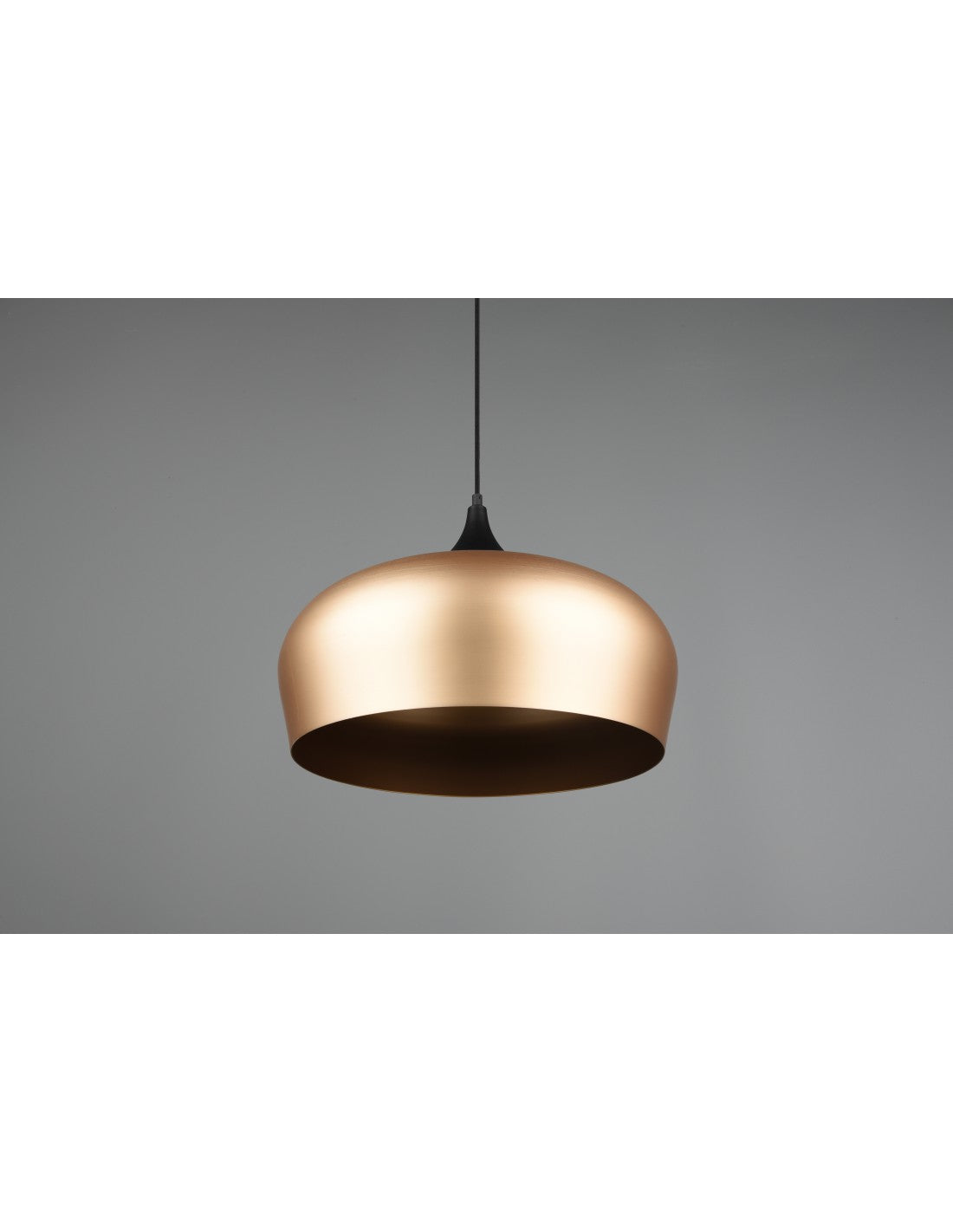 Grande Sospensione Cucina Paralume Ottone Chiron Trio Lighting