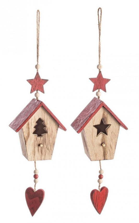 8x Pendaglio Home Babbo Bird Ass