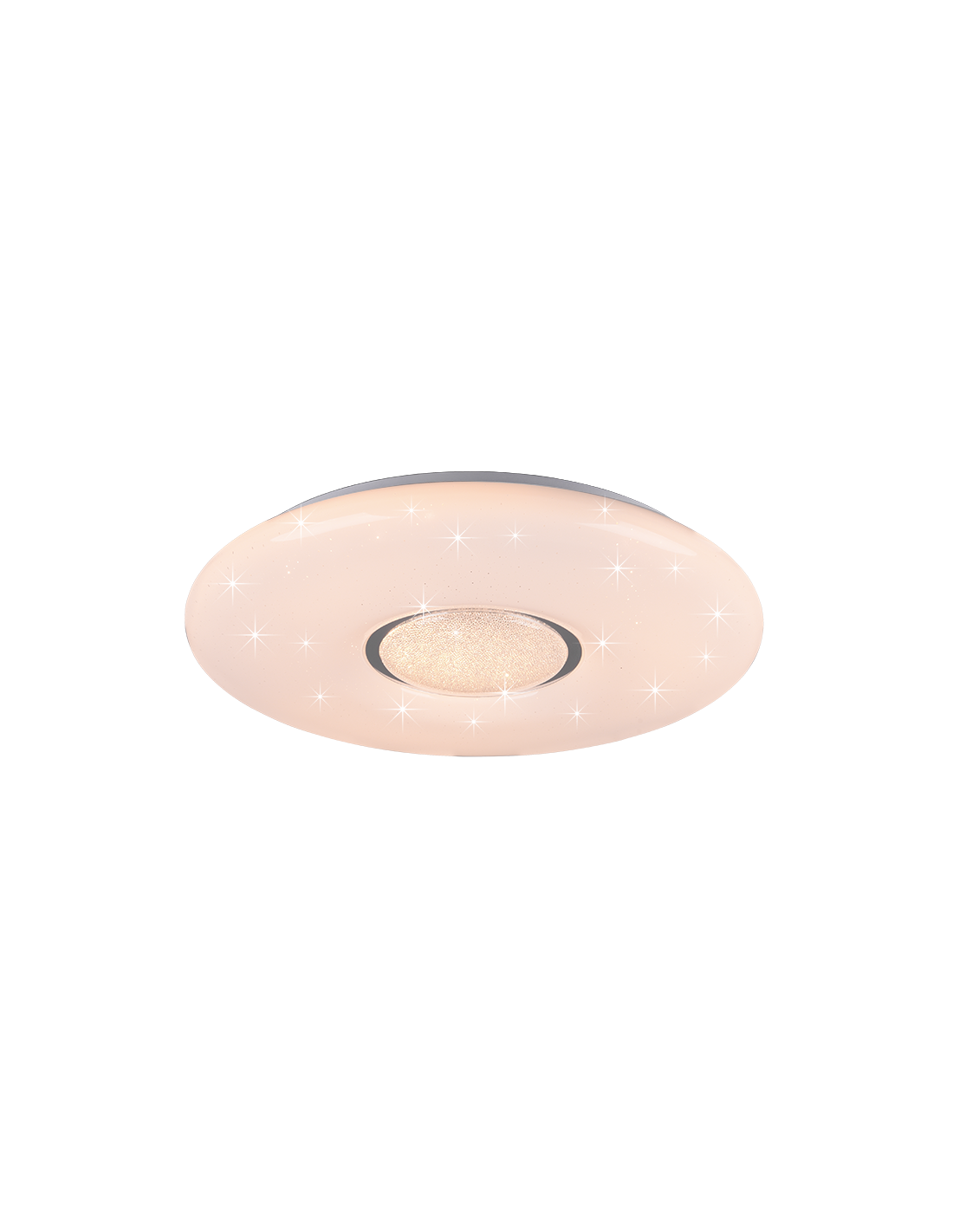 Plafoniera Moderna Led Dimmer RGB Lia Effetto Cielo Stellato Trio Lighting