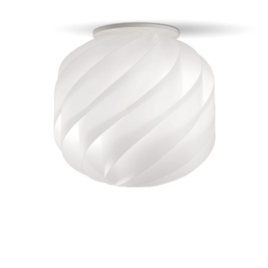 Plafoniera Bianco Cm. 25 x 24h