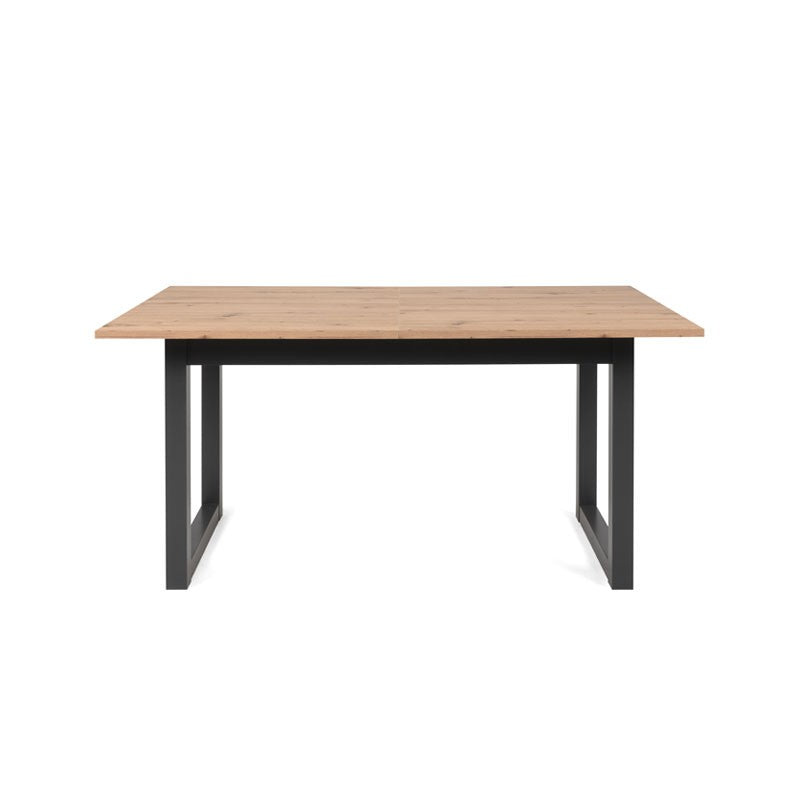 (2c) Tavolo moderno salotto cucina allungabile quercia cm 160-200 x 90(DENVER50) EFFEZ